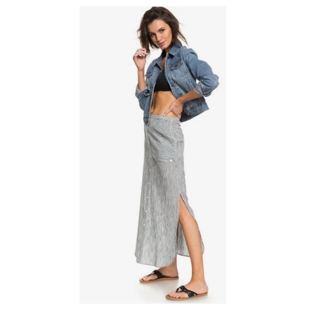 Roxy Engineer Sunset Islands Maxi Skirt